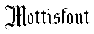 Mottisfont font