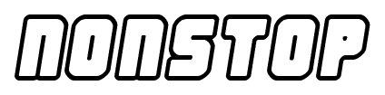 Nonstop font