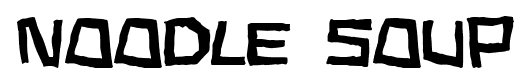 Noodle Soup font
