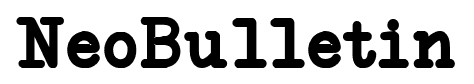 NeoBulletin font