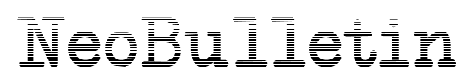 NeoBulletin font