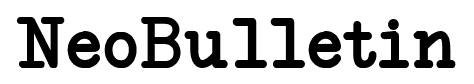 NeoBulletin font