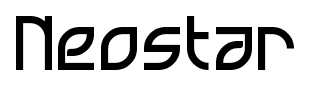 Neostar font
