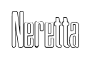 Neretta font