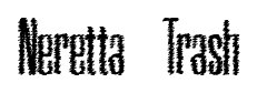 Neretta Trash font