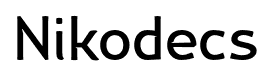 Nikodecs font