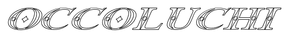 Occoluchi font