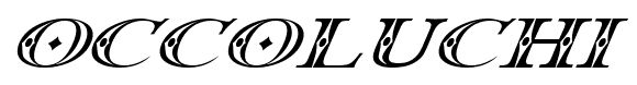 Occoluchi font