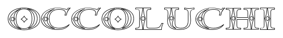 Occoluchi font