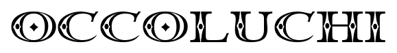 Occoluchi font