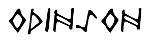 Odinson font