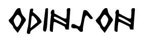 Odinson font