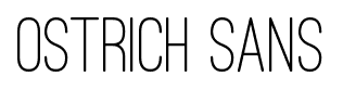 Ostrich Sans font