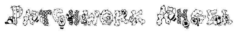Patchwork Angel font