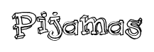 Pijamas font