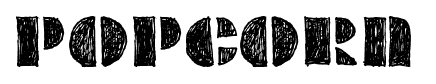 Popcorn font