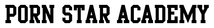 Porn Star Academy font