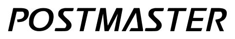 Postmaster font