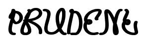 prudent font
