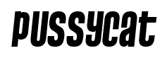 Pussycat font