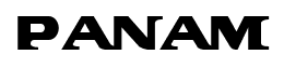 PanAm font