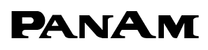PanAm font