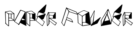 Paper Folder font
