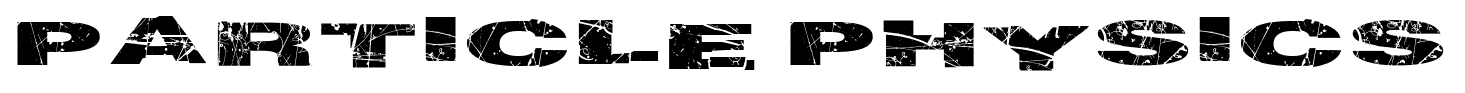 Particle Physics font