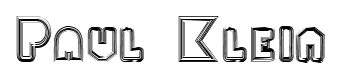 Paul Klein font