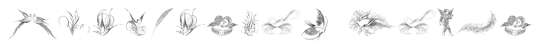 Penmanship Birds font