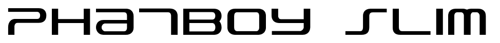 PhatBoy Slim font