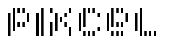 Pixcel font