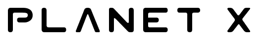 Planet X font