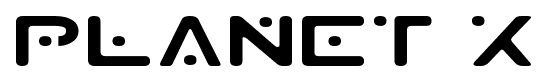 Planet X font
