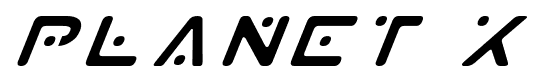 Planet X font
