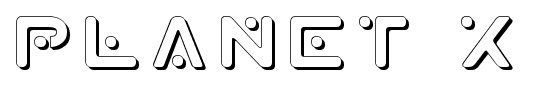 Planet X font