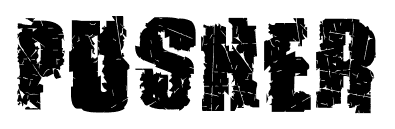 PUSHER font