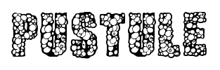 Pustule font