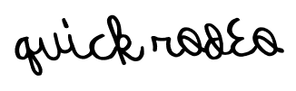 Quick Rodeo font