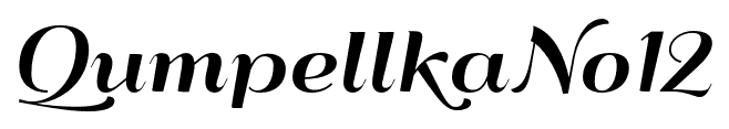 QumpellkaNo12 font