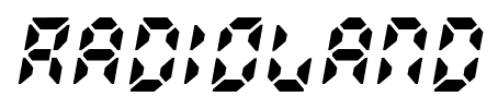 Radioland font