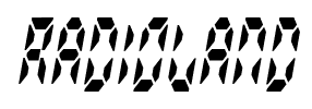 Radioland font