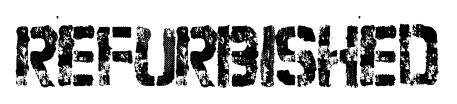 Refurbished font