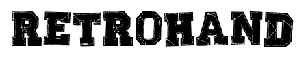 Retrohand font