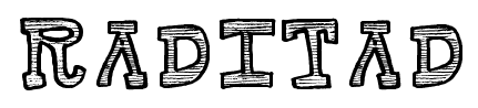 Raditad font