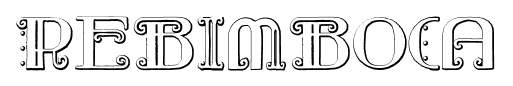 Rebimboca font