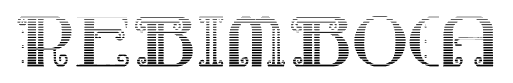 Rebimboca font