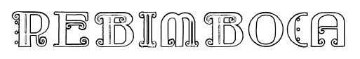 Rebimboca font