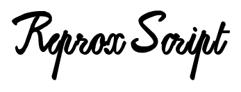 ReproxScript font