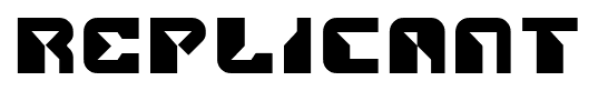 Replicant font